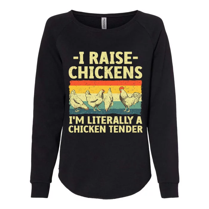 Cool Chicken Tender Art For Women Poultry Chicken Farmer Womens California Wash Sweatshirt