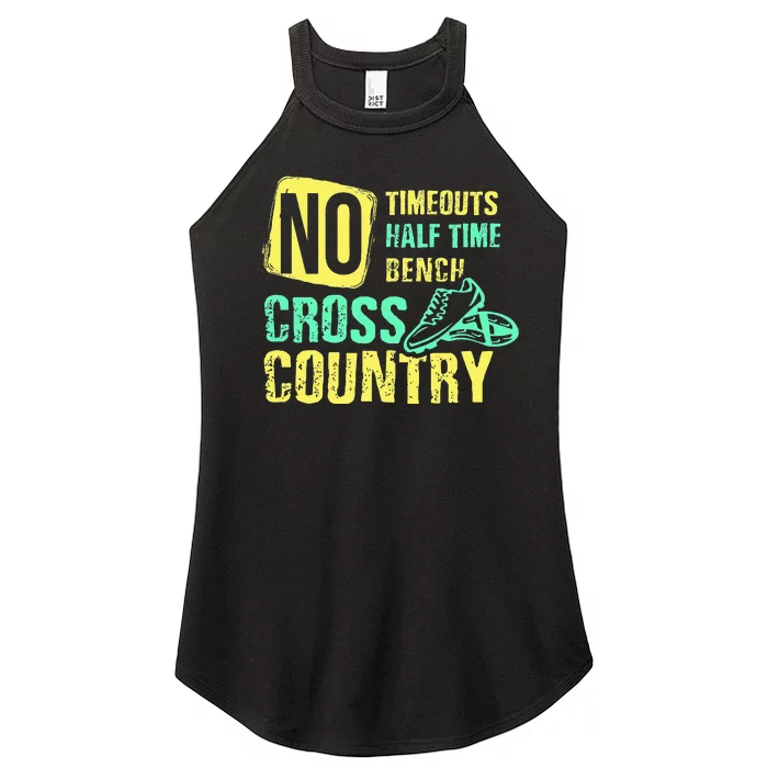 Cross Country Teams Running for XC Runners Gifts Women’s Perfect Tri Rocker Tank