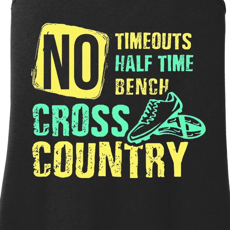 Cross Country Teams Running for XC Runners Ladies Essential Tank