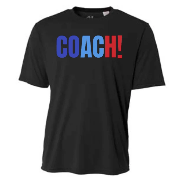 Coach! Coach Tim Walz Tribute Harris Walz Election 2024 Cooling Performance Crew T-Shirt