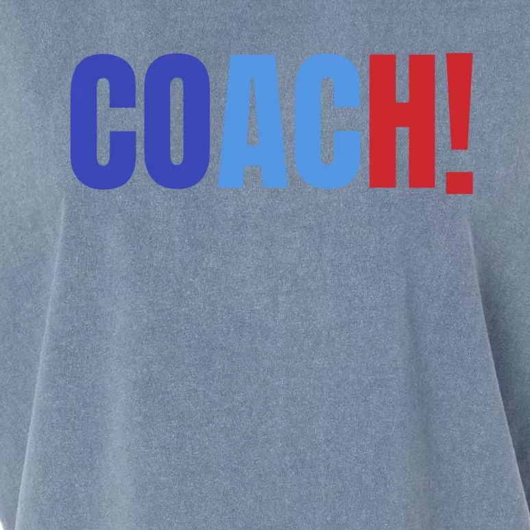 Coach! Coach Tim Walz Tribute Harris Walz Election 2024 Garment-Dyed Women's Muscle Tee