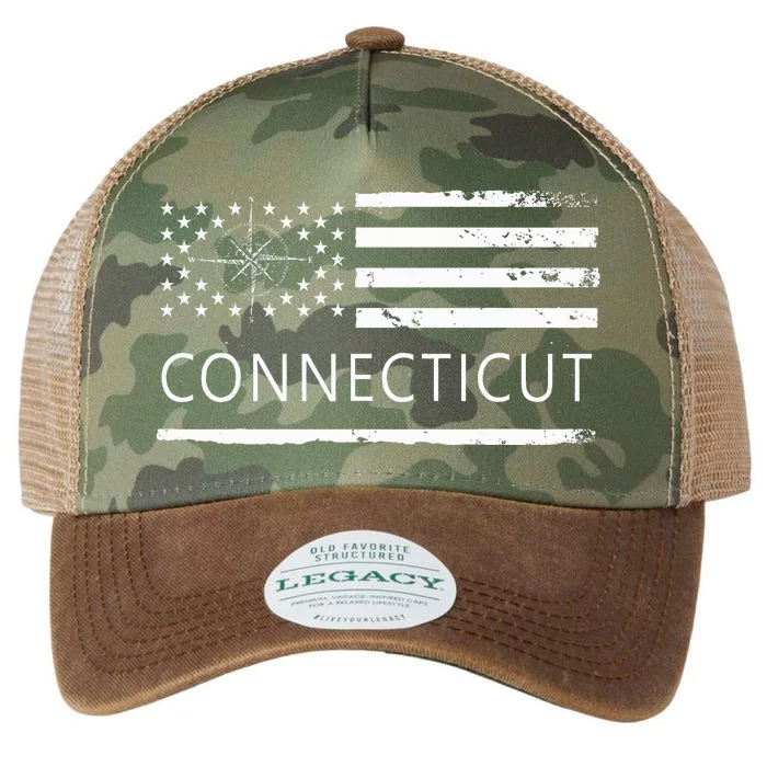 Connecticut Ct Travel To Connecticut Love Legacy Tie Dye Trucker Hat