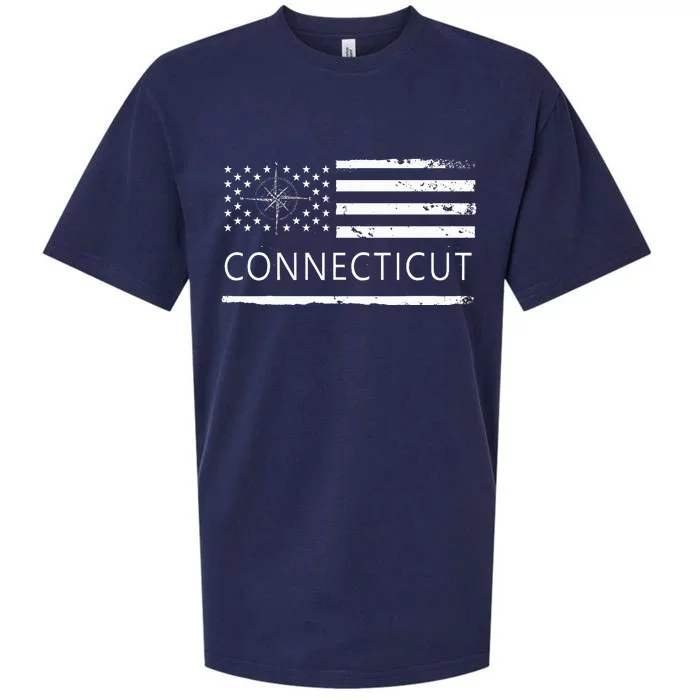 Connecticut Ct Travel To Connecticut Love Sueded Cloud Jersey T-Shirt