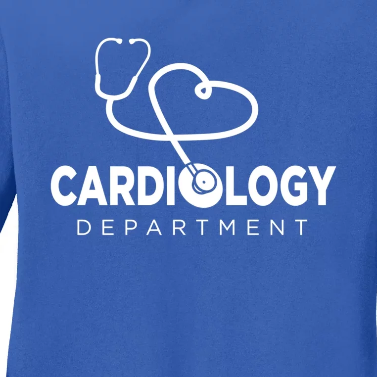 Cardiologist Cardiovascular Technologist And Cardiology Nurse Cute Gift Ladies Long Sleeve Shirt