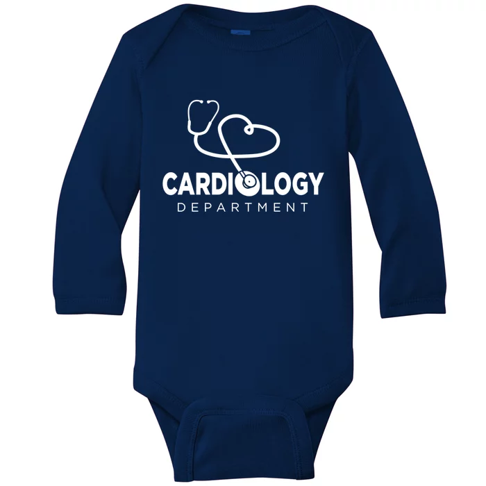 Cardiologist Cardiovascular Technologist And Cardiology Nurse Cute Gift Baby Long Sleeve Bodysuit