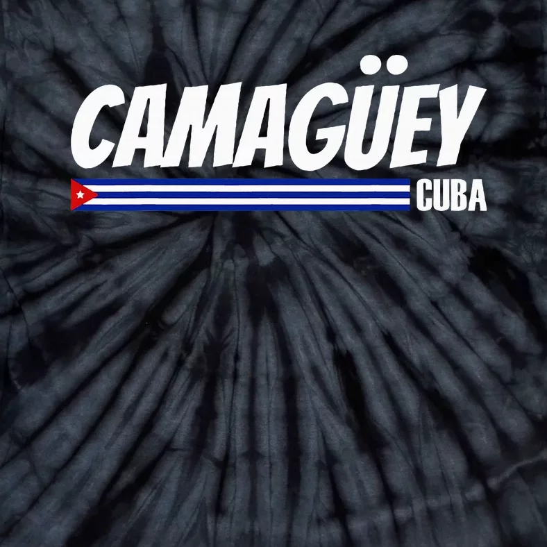 CamagüEy Cuba Travel Proud Cuban Cuba Flag Camaguey Tie-Dye T-Shirt