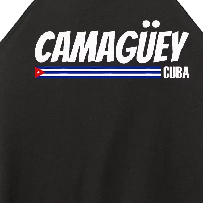 CamagüEy Cuba Travel Proud Cuban Cuba Flag Camaguey Women’s Perfect Tri Rocker Tank