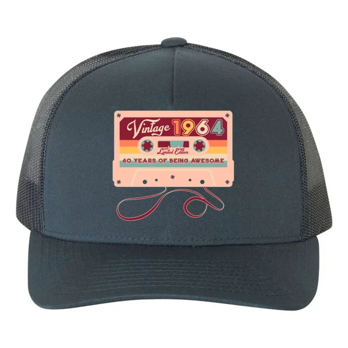 Cute Cassette Tape Limited Edition Vintage 1964 60 Years Of Being Awesome Yupoong Adult 5-Panel Trucker Hat