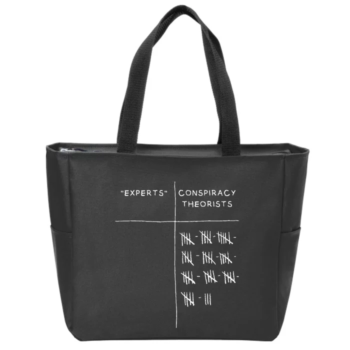 Cool Conspiracy Theorist Art For Conspiracy Theory Zip Tote Bag