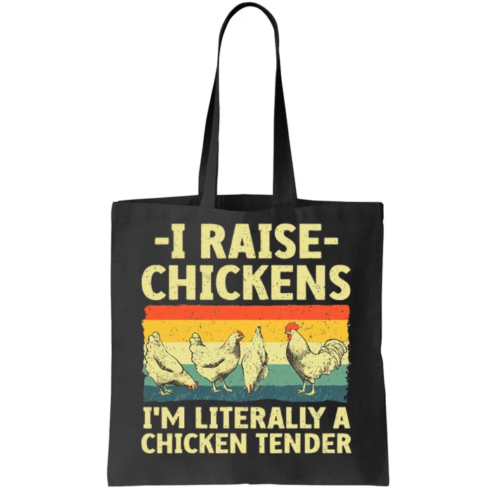 Cool Chicken Tender Art For Women Poultry Chicken Farmer Tote Bag