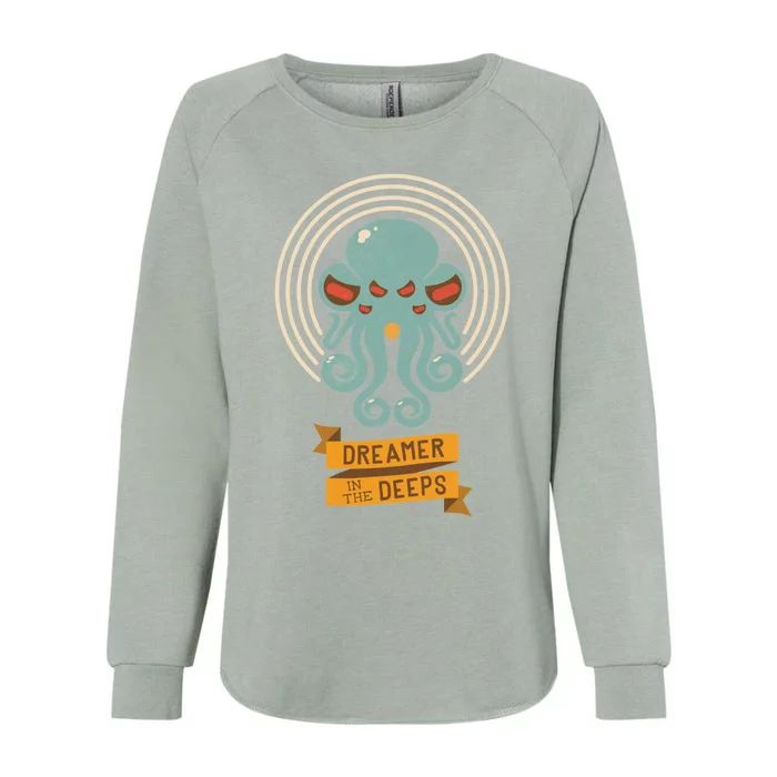 Cthulhu Womens California Wash Sweatshirt