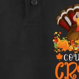 Cousin Crew Turkey Cute Family Thanksgiving Pajamas Matching Dry Zone Grid Performance Polo