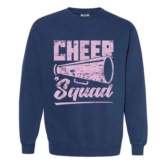 Cheering Cheerleading Team Cheer Squad Cheerleader Garment-Dyed Sweatshirt