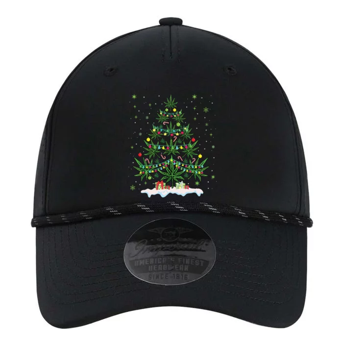 Cannabis Christmas Tree Xmas Funny Smoking Weed Marijuana Performance The Dyno Cap