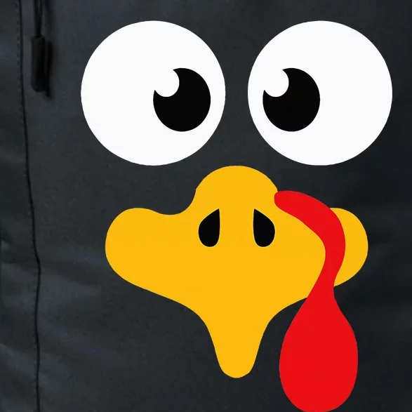 Crazy cute thanksgiving turkey face for dinner costume Daily Commute Backpack