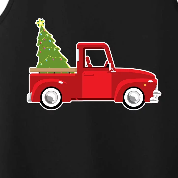 Country Christmas Truck Funny Gift Performance Tank