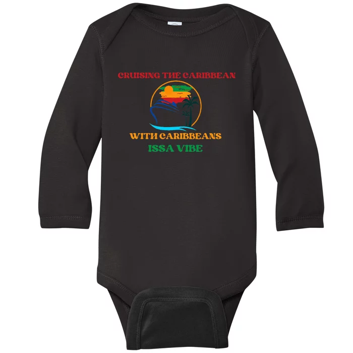 Caribbean Cruise Travel Vacation Baby Long Sleeve Bodysuit