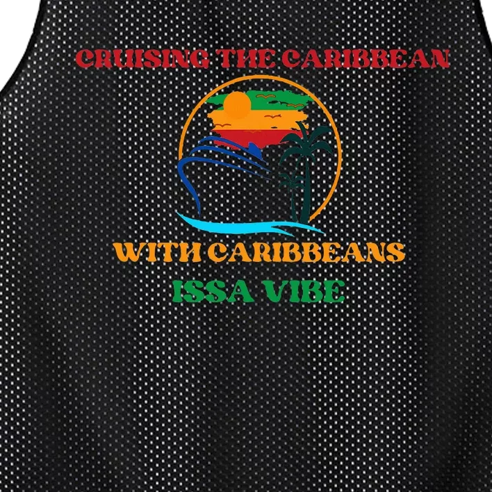 Caribbean Cruise Travel Vacation Mesh Reversible Basketball Jersey Tank