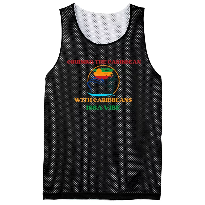 Caribbean Cruise Travel Vacation Mesh Reversible Basketball Jersey Tank