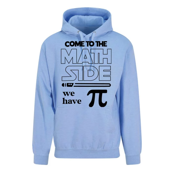 Cool Come To The Math Side We Have Pi Unisex Surf Hoodie