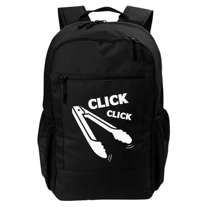 Click Click Tongs BBQ Barbecue Funny Daily Commute Backpack