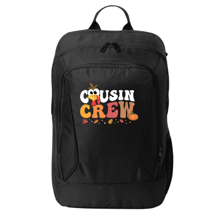 Cousin Crew Thanksgiving Family Matching Turkey Day Fall Great Gift City Backpack