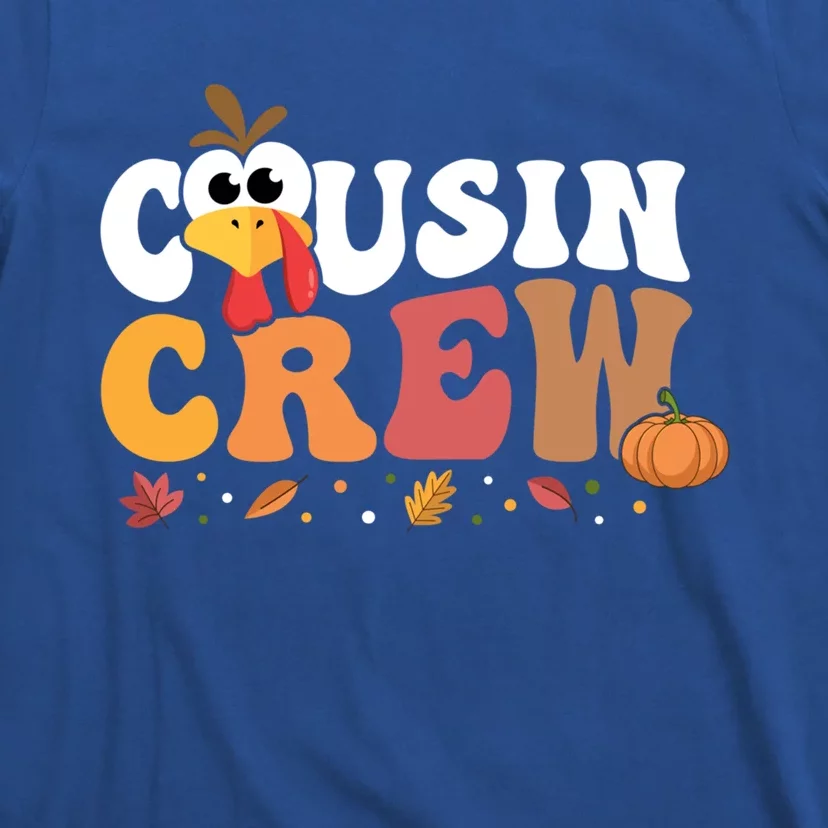 Cousin Crew Thanksgiving Family Matching Turkey Day Fall Great Gift T-Shirt