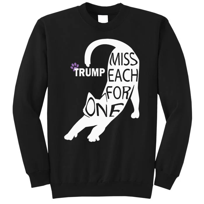 Cat Cute Trump One For Each Tall Sweatshirt