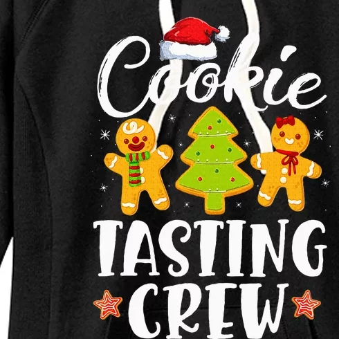 Christmas Cookie Tasting Crew Funny Pajamas Family Xmas Women's Fleece Hoodie