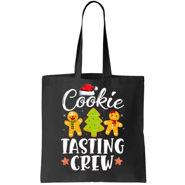 Christmas Cookie Tasting Crew Funny Pajamas Family Xmas Tote Bag