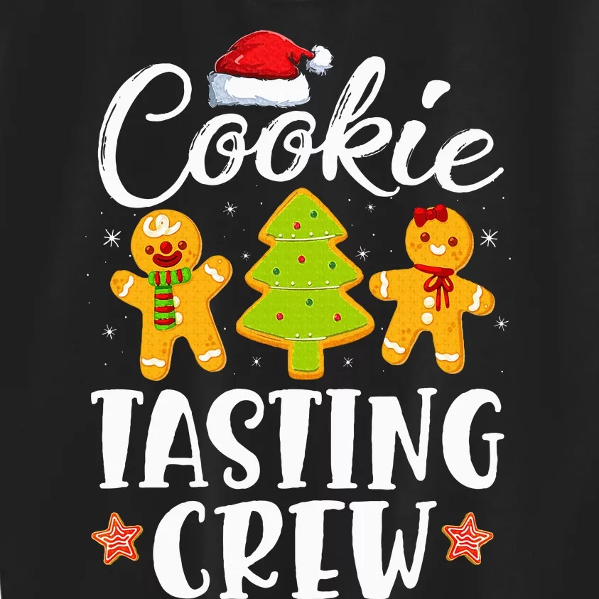 Christmas Cookie Tasting Crew Funny Pajamas Family Xmas Kids Sweatshirt