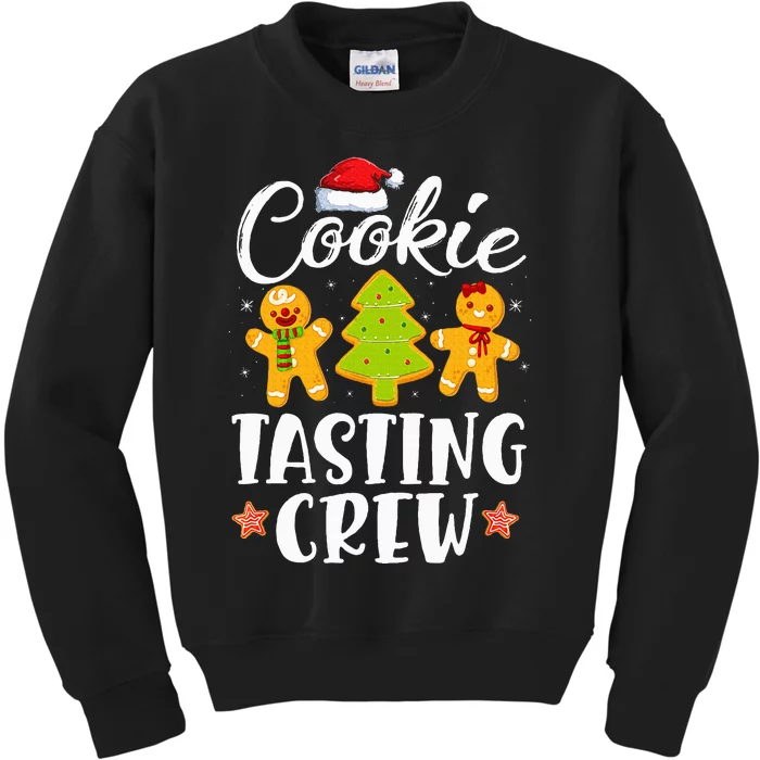 Christmas Cookie Tasting Crew Funny Pajamas Family Xmas Kids Sweatshirt