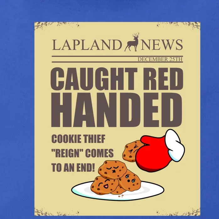 Christmas Cookie Thief Reign Ends! Santa Steals Cookies! Gift Zip Tote Bag