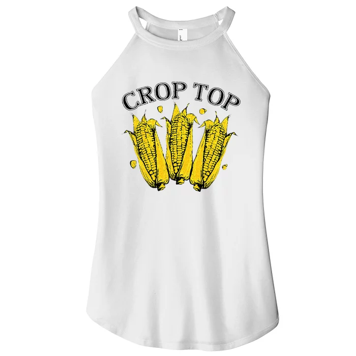 Corn Crop Top Funny Farmer Farming Corn Lover Summer Women’s Perfect Tri Rocker Tank