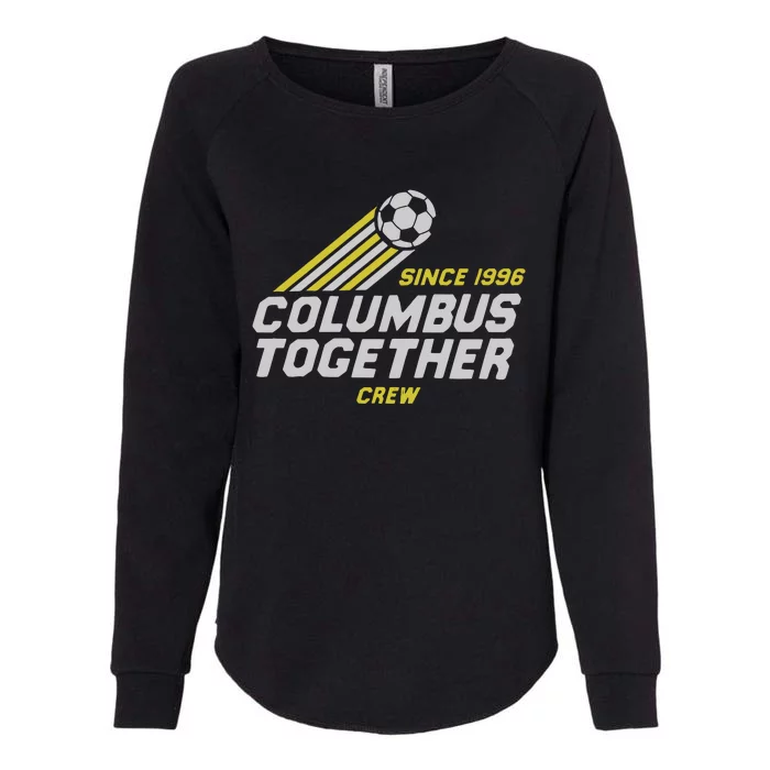 Columbus Crew Together Since 1996 Womens California Wash Sweatshirt