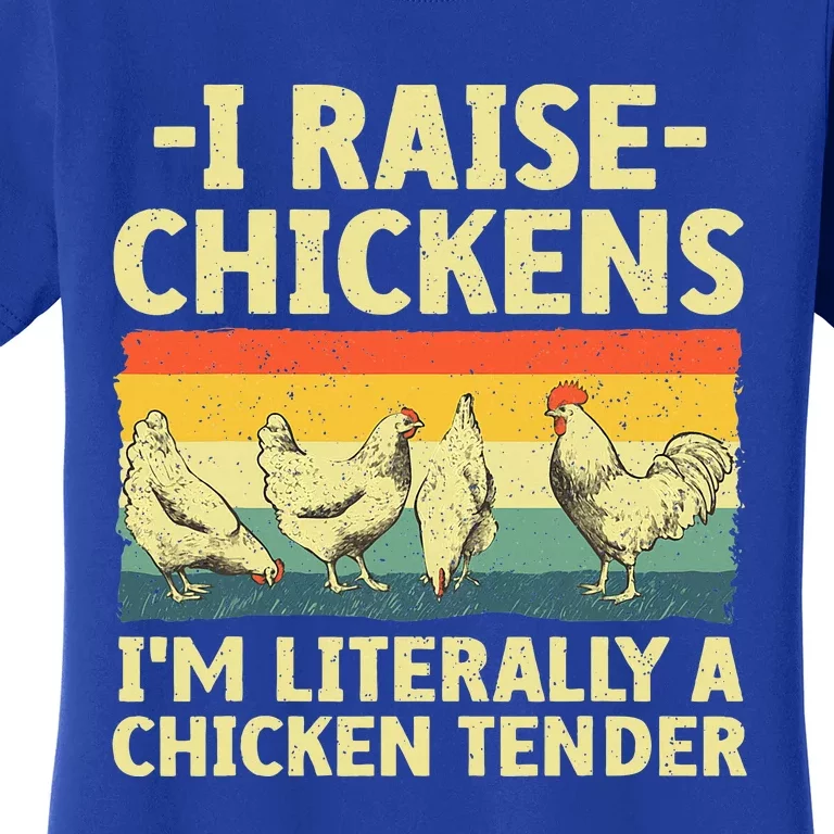 Cool Chicken Tender Art For Poultry Chicken Farmer Women's T-Shirt