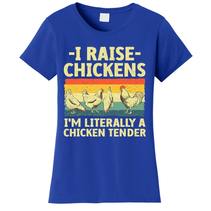 Cool Chicken Tender Art For Poultry Chicken Farmer Women's T-Shirt