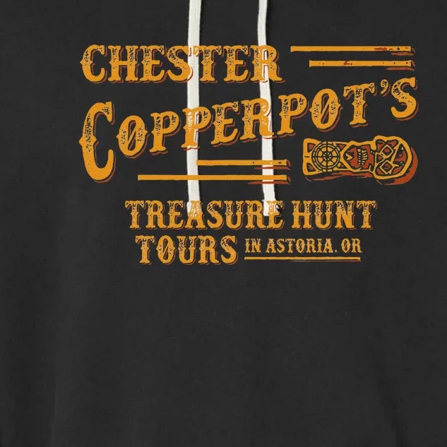 Chester Copperpot’s Treasure Hunt Tours In Astoria Garment-Dyed Fleece Hoodie