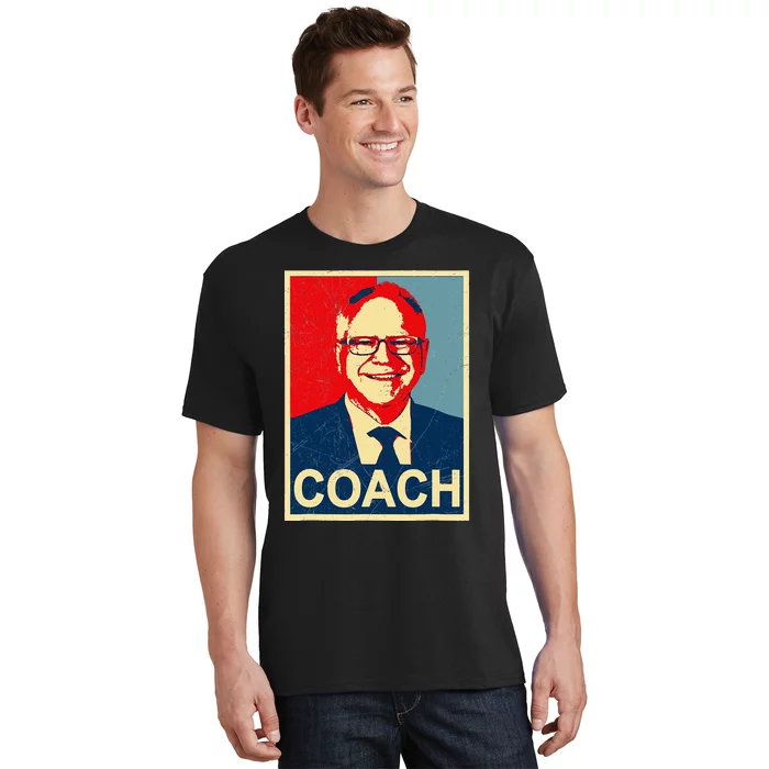 Coach! Coach Tim Walz Tribute T-Shirt