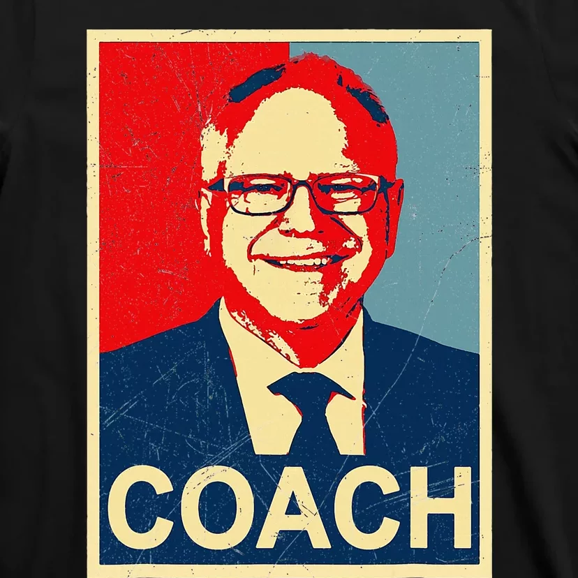 Coach! Coach Tim Walz Tribute T-Shirt