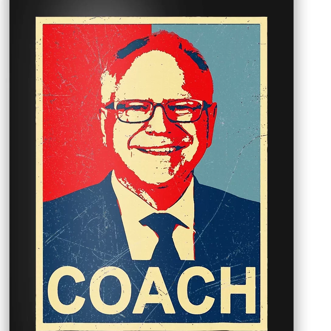 Coach! Coach Tim Walz Tribute Poster