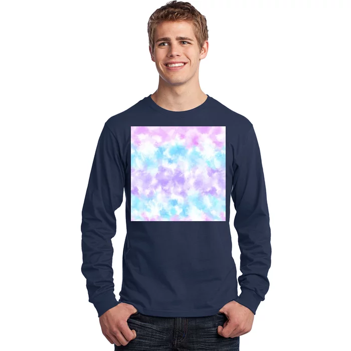 Cotton Candy Tie Dye Long Sleeve Shirt