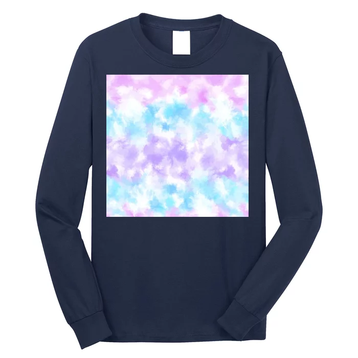 Cotton Candy Tie Dye Long Sleeve Shirt