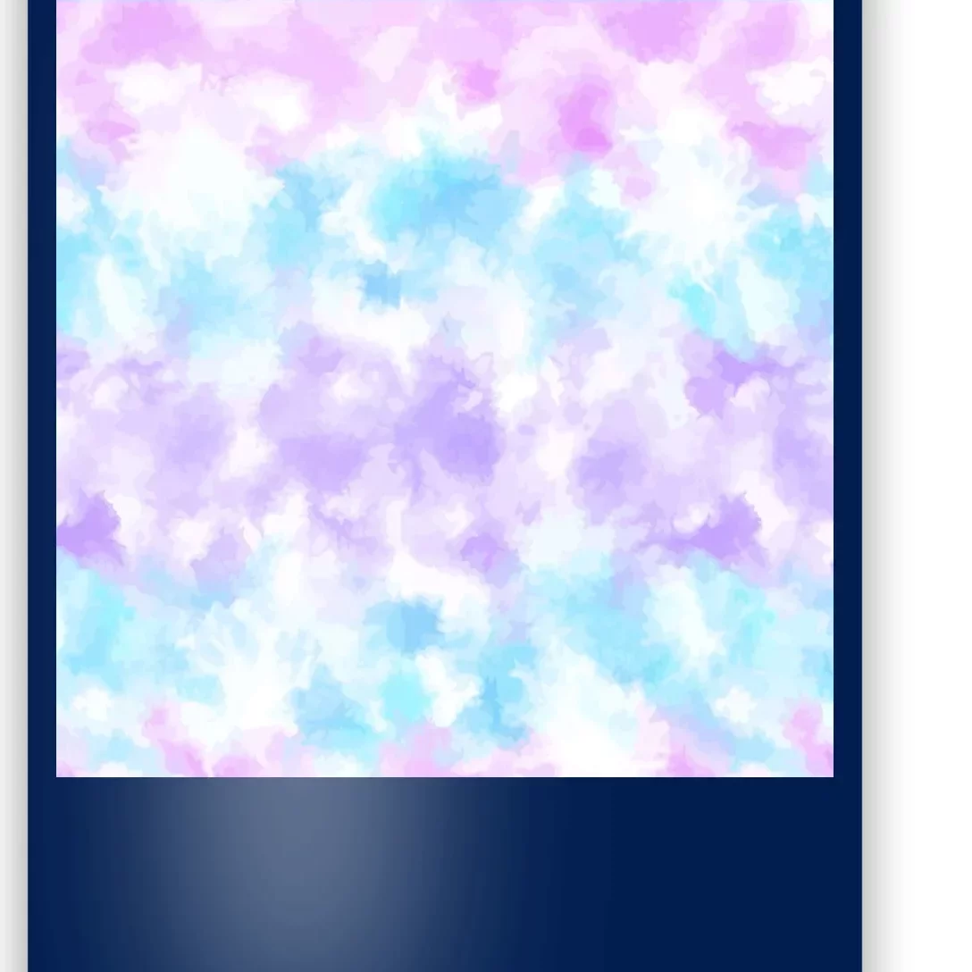 Cotton Candy Tie Dye Poster