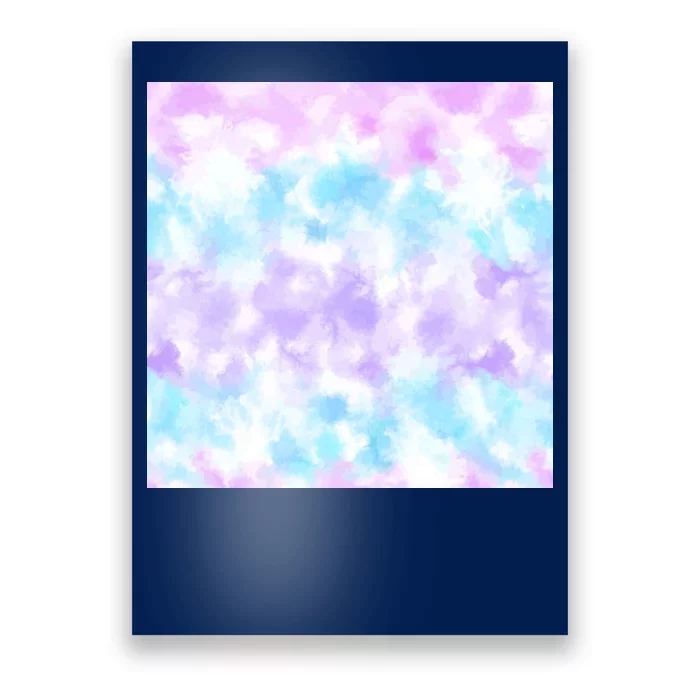 Cotton Candy Tie Dye Poster