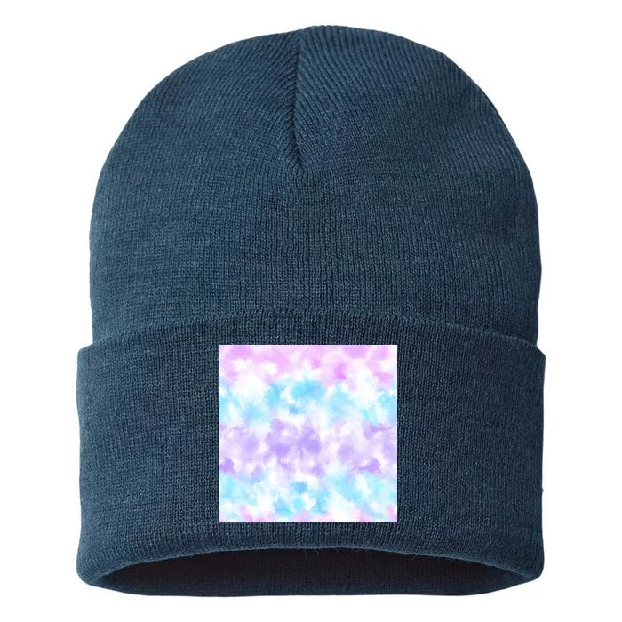 Cotton Candy Tie Dye Sustainable Knit Beanie