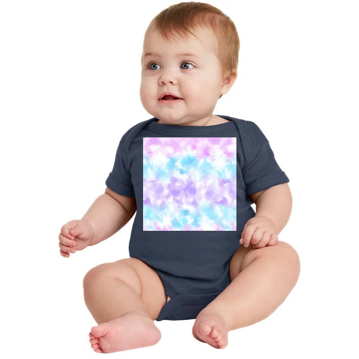 Cotton Candy Tie Dye Baby Bodysuit