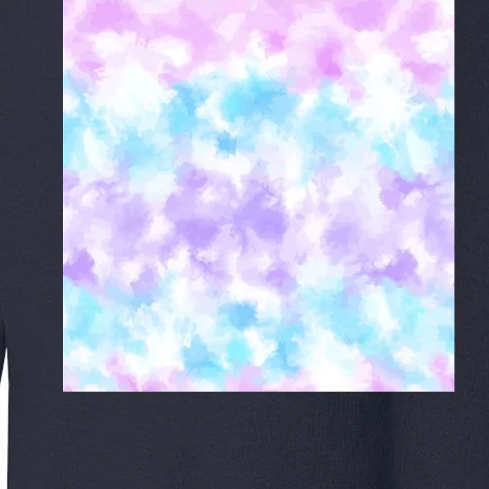 Cotton Candy Tie Dye Toddler Sweatshirt