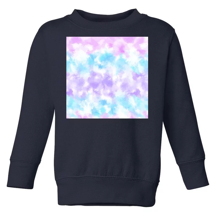 Cotton Candy Tie Dye Toddler Sweatshirt