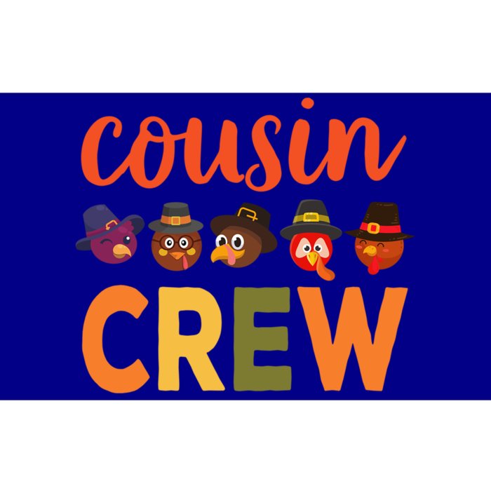 Cousin Crew Thanksgiving Funny Gift Meaningful Gift Bumper Sticker